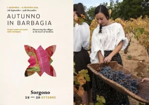 Autunno in Barbagia Sorgono 2024, manifesto con programma e date
