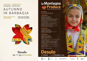 Autunno in Barbagia Desulo 2024, manifesto con date e programma