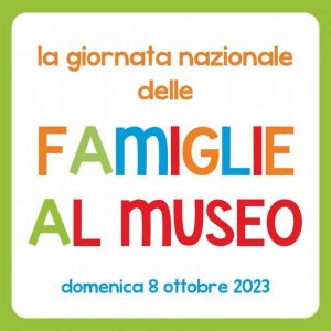 Famiglie al museo in Sardegna 2023, manifesto con la data