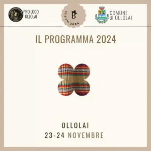 Autunno in Barbagia Ollolai 2024, manifesto con programma e orari dell'evento