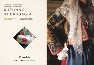 Autunno in Barbagia Ovodda 2023, manifesto con programma, date e orari
