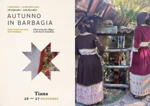 Autunno in Barbagia Tiana 2024, manifesto con programma e date