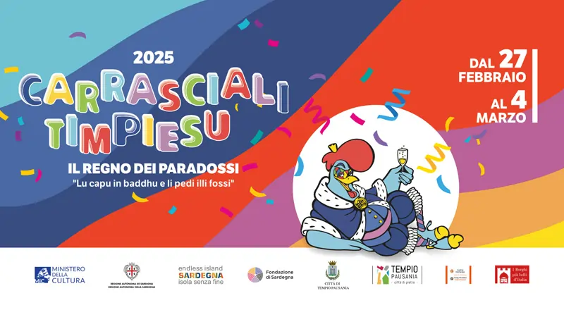 Carnevale Tempio 2025, manifesto con date, calendario e programma delle sfilate | Sardegna in blog