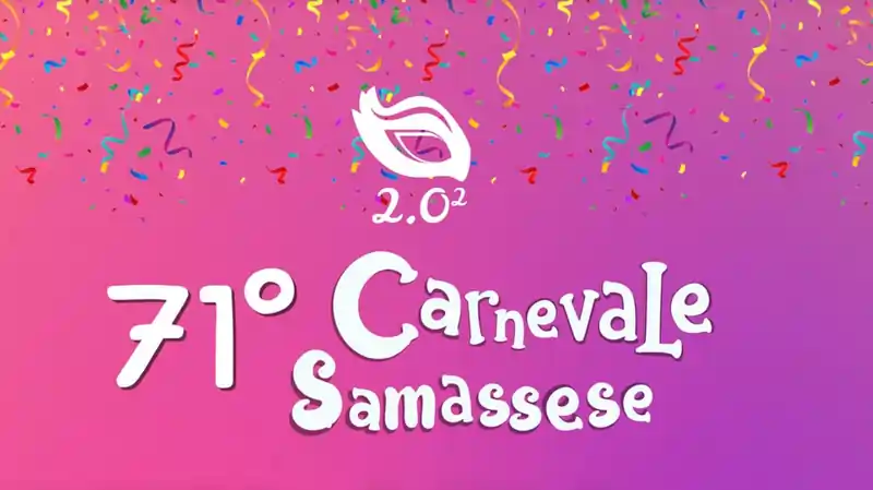 Carnevale Samassese 2025, manifesto con date, programma e orari delle sfilate | Sardegna in blog