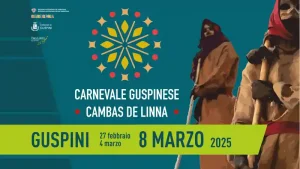 Carnevalinas e Cambas de Linna. Manifesto con date e programma del Carnevale Guspinese 2025! | Sardegna in blog
