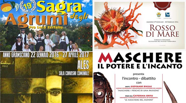 Weekend 26, 27 e 28 febbraio 2016: Ecco eventi e sagre da non perdere in Sardegna!