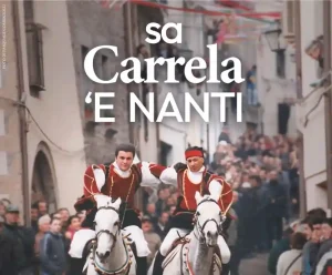 Sa Carrena e'Nanti 2025 a Santu Lussurgiu, manifesto con date, programma e orari