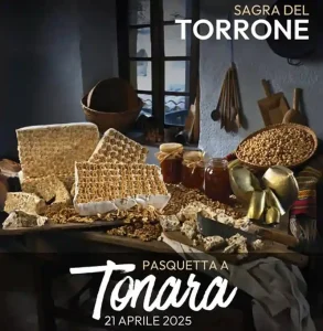 Sagra del torrone a Tonara per la Pasqueta 2025. Manifesto con data, programma e orari eventi | Sardegna in blog