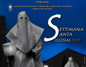 Settimana Santa Iglesias 2025, locandina con date e programma processioni | Sardegna in blog