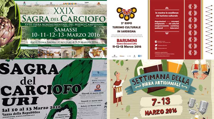Weekend 11, 12 e 13 marzo 2016: Ecco gli eventi e le sagre da non perdere in Sardegna!