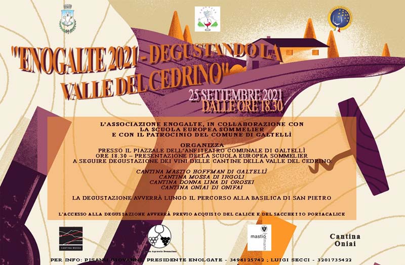 Programma Enogalte2021 a Galtellì
