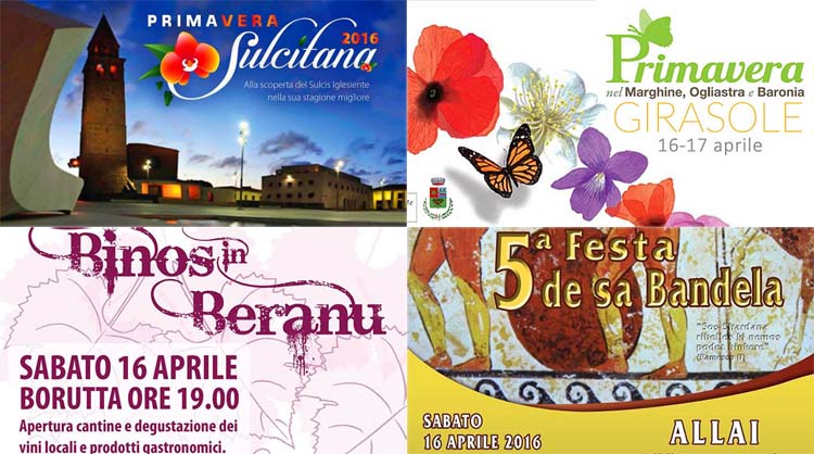 Weekend 15, 16 e 17 aprile 2016: Ecco gli eventi e le sagre da non perdere in Sardegna!