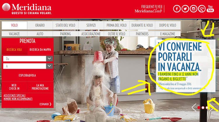meridiana-bambini-gratis