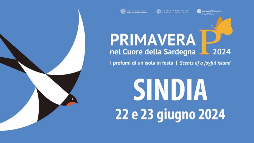 Primavera nel cuore della Sardegna 2024 a Sindia, manifesto con le date