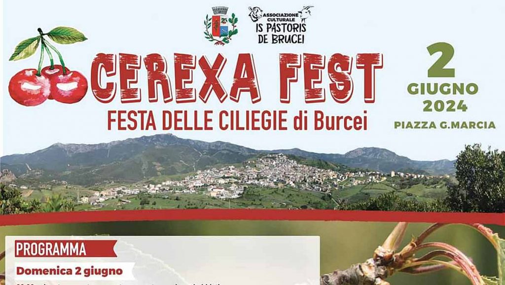 Festa Ciliegie Burcei 2024, programma e manifesto