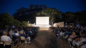 festival del cinema di Tavolara, arena proiezioni