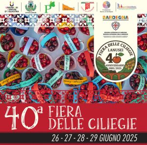 Fiera delle ciliegie Lanusei 2025, manifesto con date, programma e orari degustazioni | Sardegna in blog