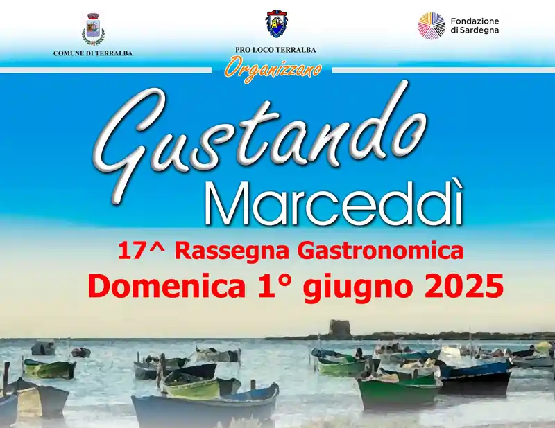 Gustando Marceddì 2025, manifesto con programma, date, orari e menù in degustazione | Sardegna in blog