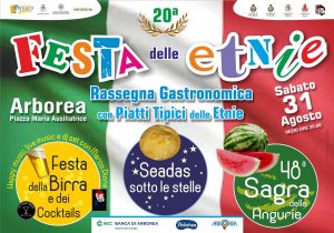 Festa delle etnie di Arborea 2024, programma e manifesto