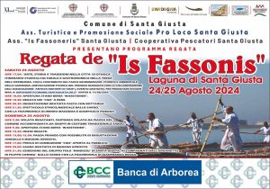 Is Fassonis Santa Giusta 2024, programma regate e sagre