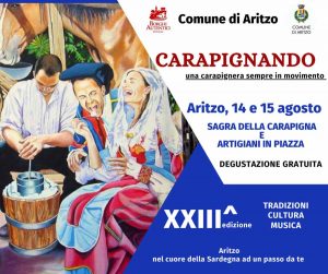 Sagra della Carapigna 2024 ad Aritzo, manifesto, date e programma