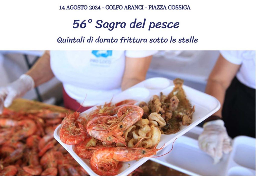 Sagra del pesce di golfo Aranci, manifesto e data 2024