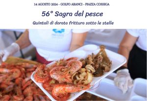 Sagra del pesce di golfo Aranci, manifesto e data 2024