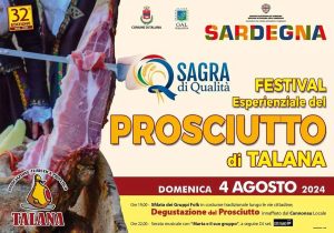 Sagra del prosciutto di Talana 2024, programma, data e manifesto