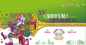 Carnevale storico sangavinese 2025, manifesto con date, programma e calendario sfilate!