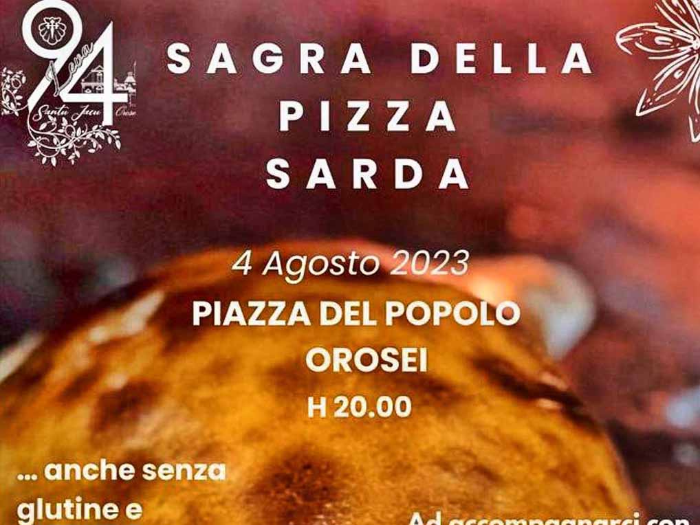 Sagra della pizza Sarda 2023 a Orosei, data e programma