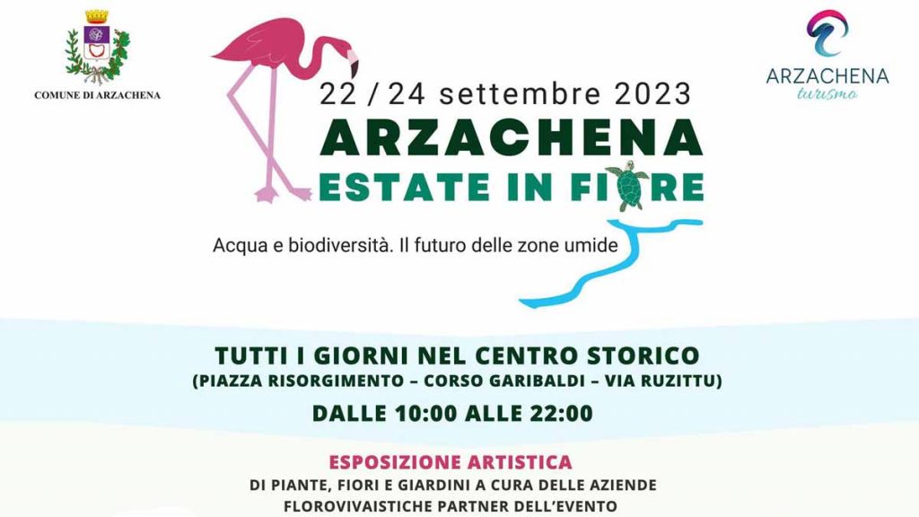 Estate in fiore 2023 ad Arzachena, manifesto