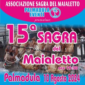 Sagra maialetto Palmadula 2024, manifesto e data