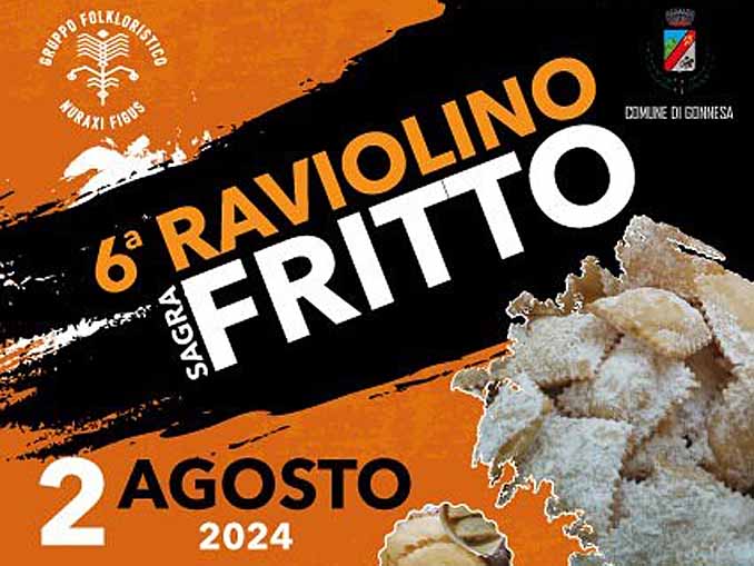 Sagra dei ravioli fritti di Nuraxi Figus, data e manifesto 2024