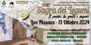Sagra dei legumi Las Plassas 2024, programma, orari, date e manifesto