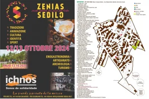 Zenias de atonzu Sedilo 2024, manifesto con date e programma