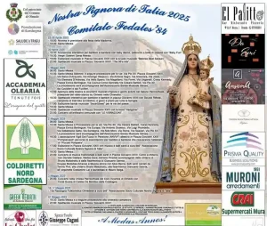 Programma Nostra Signora di Talia Olmedo 2025 | Sardegna in blog