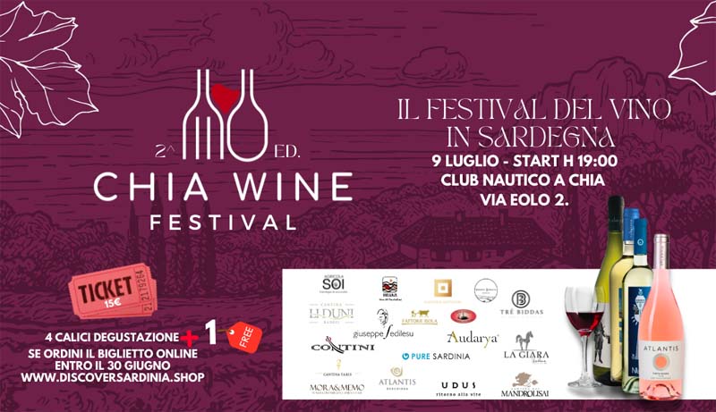 Chia Wine Festival 2022, manifesto e programma