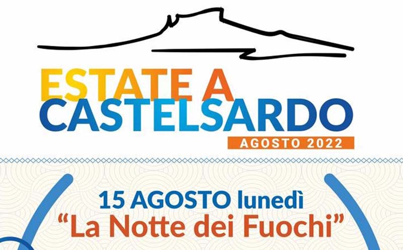 Ferragosto Castelsardo 2022 con la Notte dei Fuochi, manifesto e programma