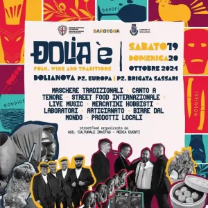 Dolia è 2024 Dolianova, manifesto con programma e date