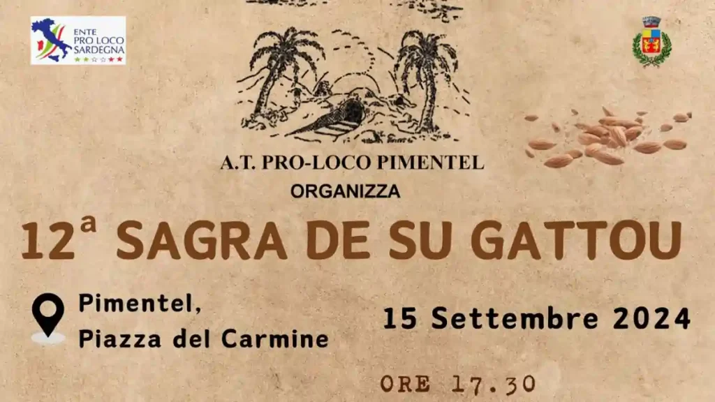 Sagra del gattou 2024 a Pimentel, data e manifesto