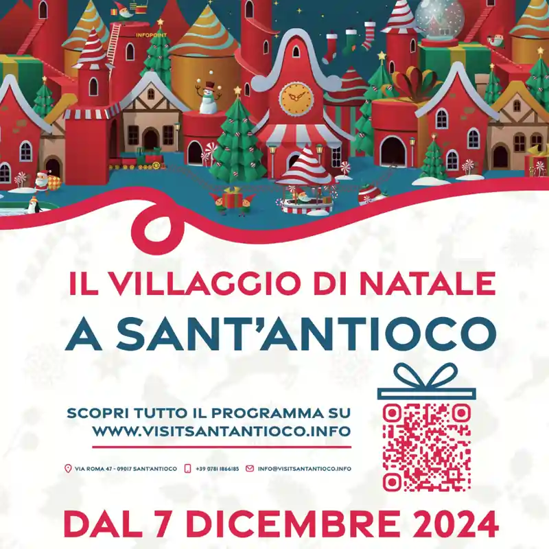 Villaggio di Natale 2024 a Sant'Antioco, programma, date e orari eventi
