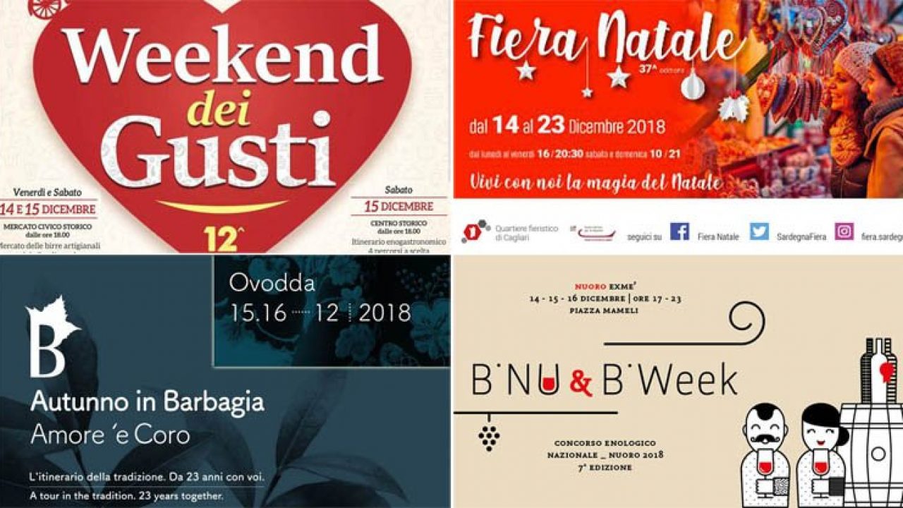 Canzoni Di Natale In Sardo.Weekend 14 15 16 Dicembre 2018 Eventi E Sagre In Sardegna