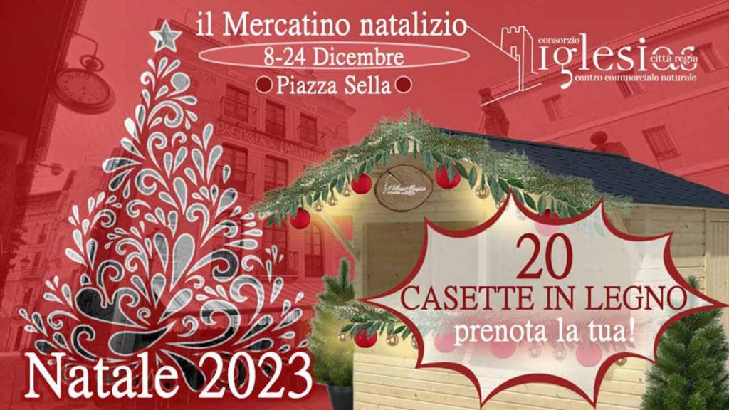 Mercatino di Natale 2023 a Iglesias, date e manifesto
