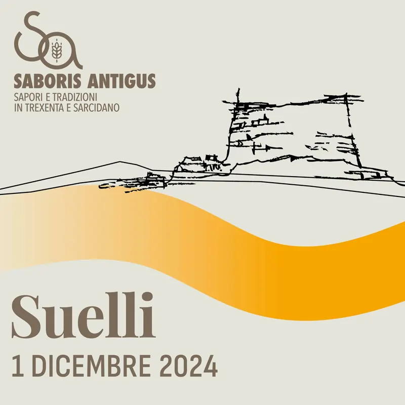 Saboris Antigus Suelli 2024, manifesto con programma, data e orari