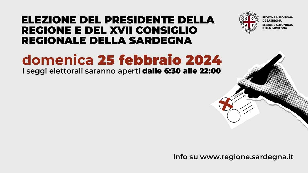 Elezioni Regionali Sardegna 2024: Ecco come si vota domenica 25 febbraio 2024!