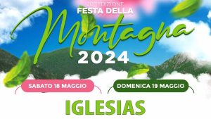 Manifesto della festa della montagna 2024 a Iglesias