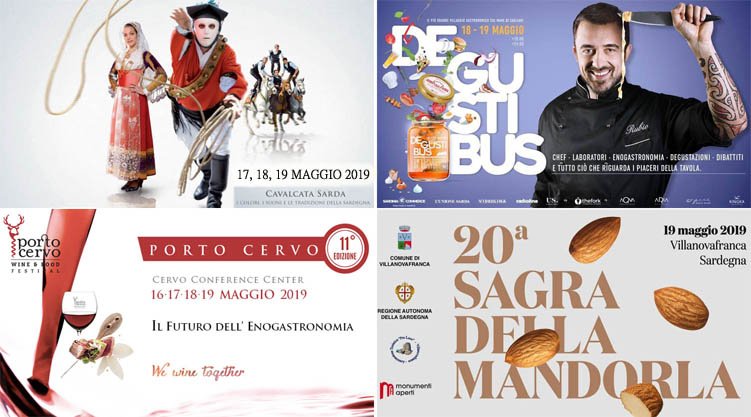 Weekend 17, 18 e 19 maggio 2019: Ecco gli eventi, le feste, le sagre da non perdere in Sardegna!