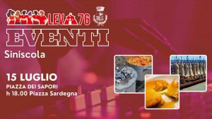 Piazza dei sapori a Siniscola, programma 2023