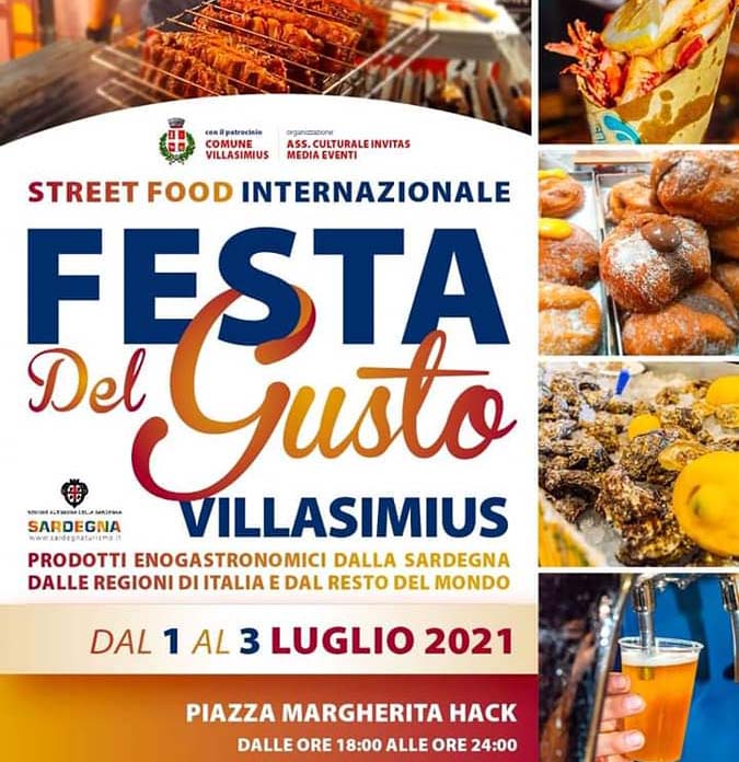 Manifesto della Festa del Gusto a Villasimius