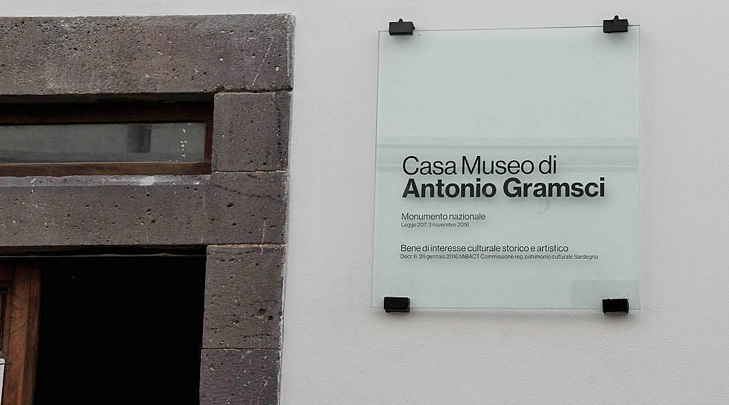 Ingresso della Casa museo si Antonio Gramsci